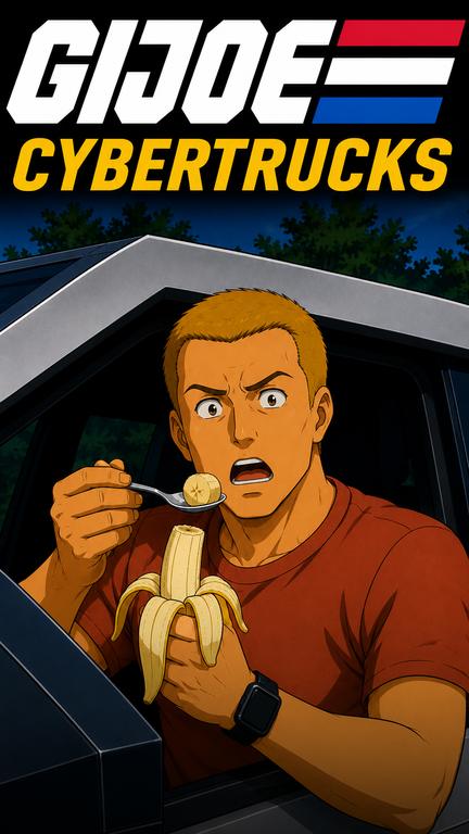 Cover of GI Joke: Cybertruck owners