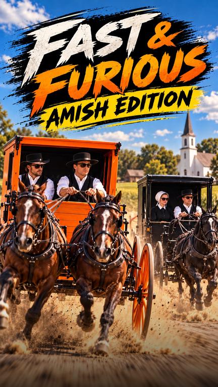 Cover of Fast and Furious: Amish Edition